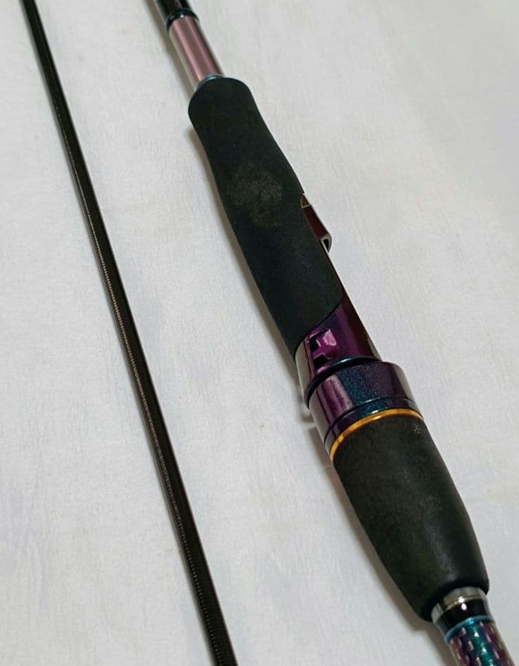 らいでぃん エメラルダス EX 84M-HDグリップに使用感あり