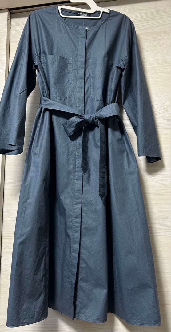 【美品・近年】エスマックスマーラ　大きいサイズ　ロングワンピース