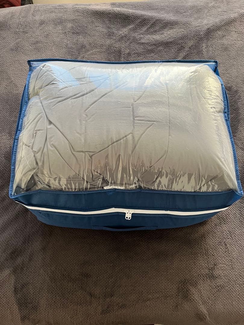 タンスのゲン 羽毛布団 ダブル【ランドリーで洗える！】W防ダニ ダウン