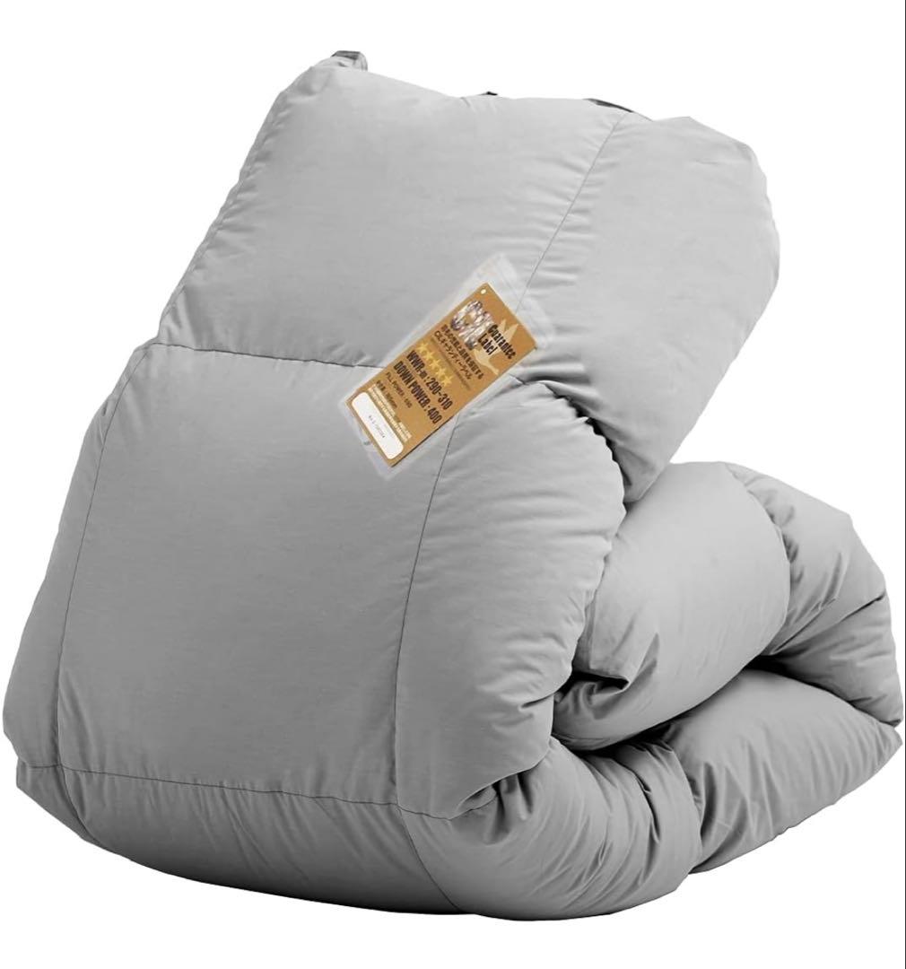 タンスのゲン 羽毛布団 ダブル【ランドリーで洗える！】W防ダニ ダウン