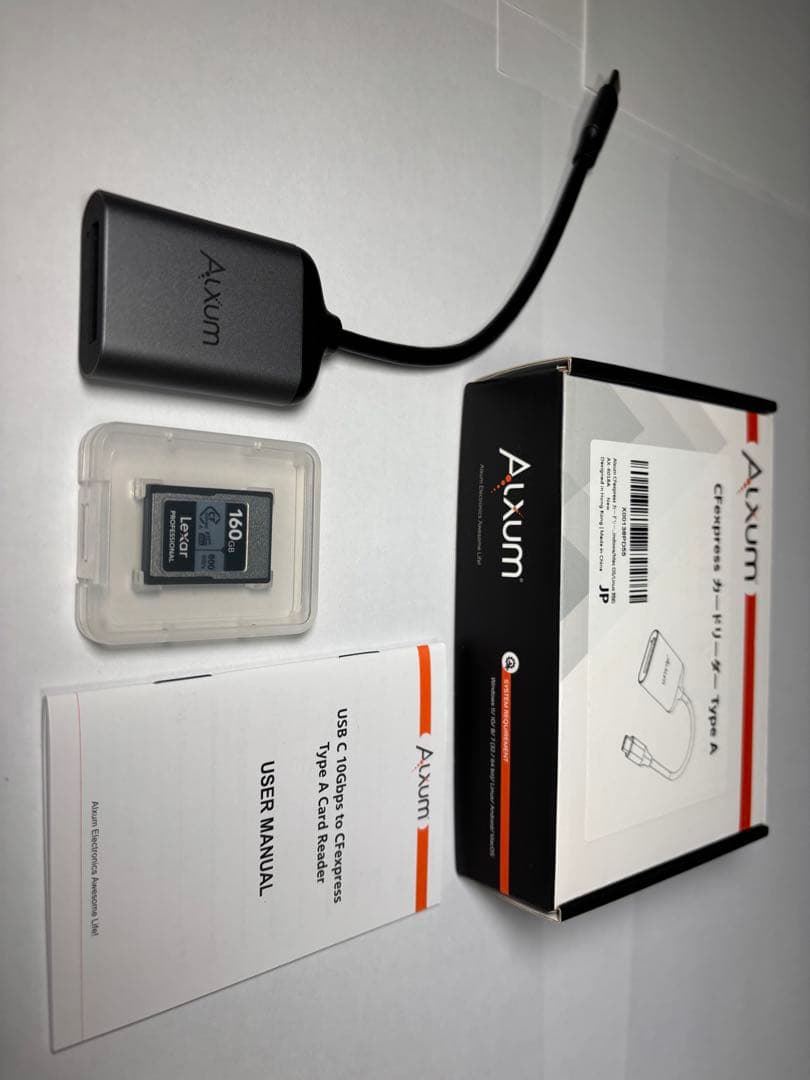 A*A様 Lexar CFexpress TypeA 160GB カードリーダー