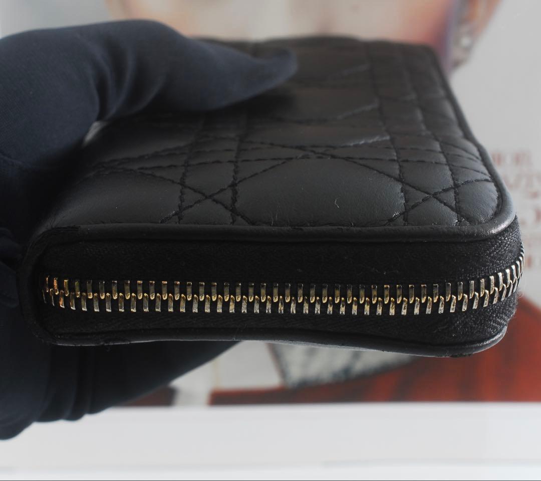 ディオール＊Lady Dior＊ロータスウォレット＊カナージュ＊財布＊長財布