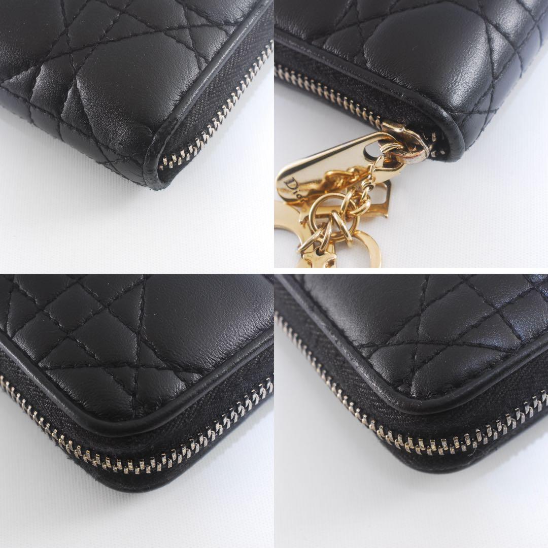 ディオール＊Lady Dior＊ロータスウォレット＊カナージュ＊財布＊長財布