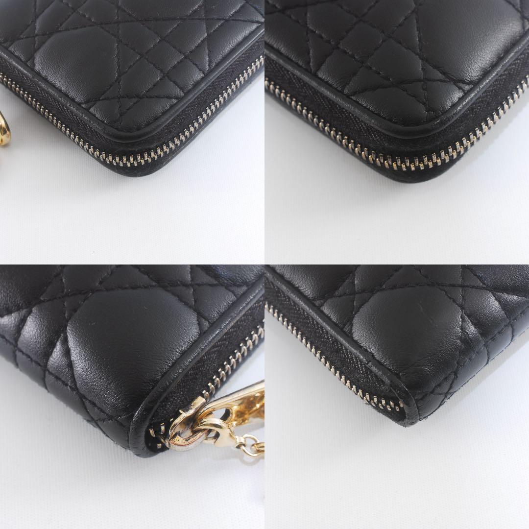 ディオール＊Lady Dior＊ロータスウォレット＊カナージュ＊財布＊長財布