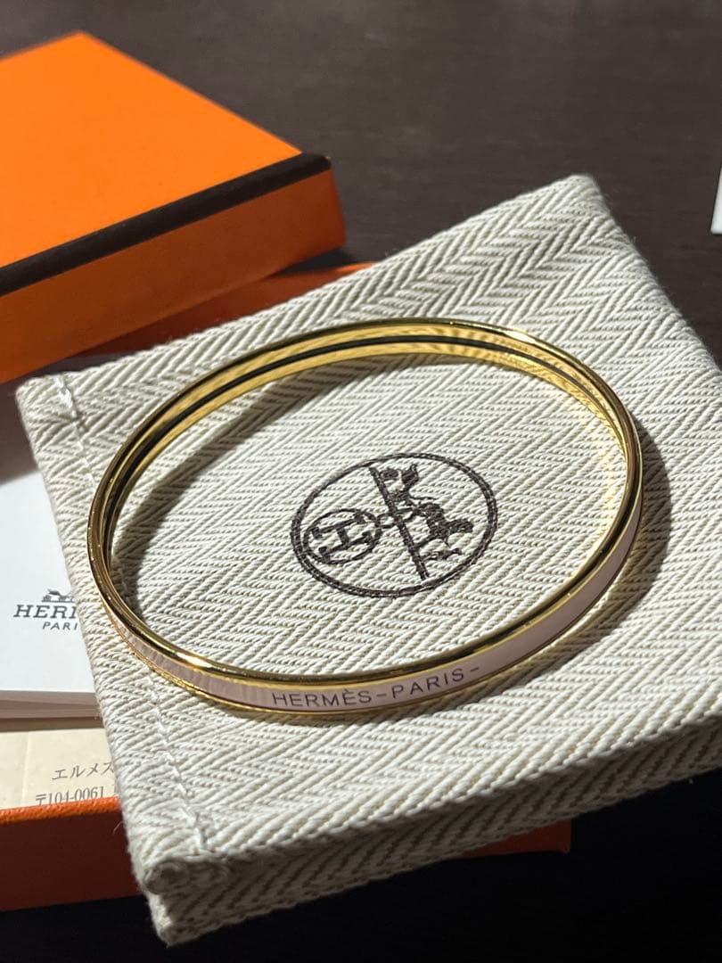 エルメス エナメルブレスレット ユニ