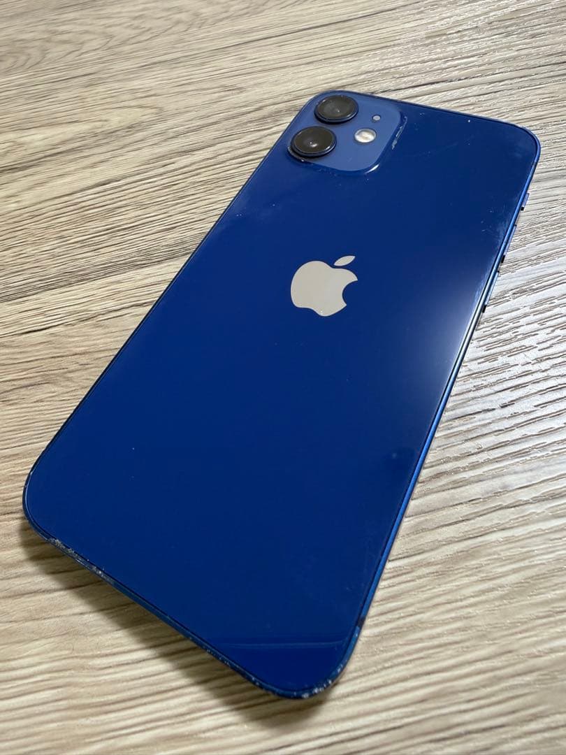 【中古】Apple iPhone 12 mini 青 6.1インチ