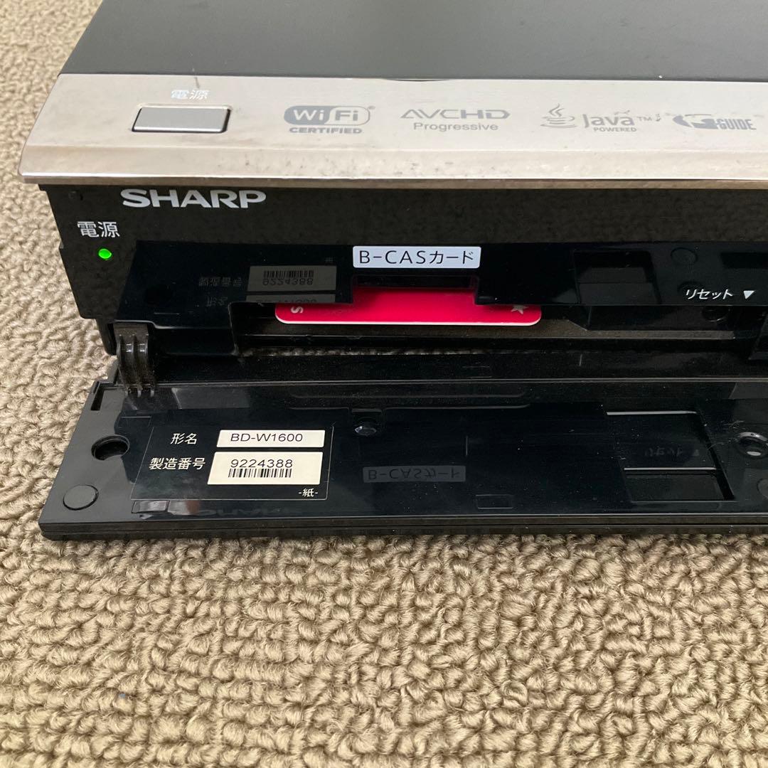SHARP AQUOS ブルーレイレコーダー BD-W1800 1TB