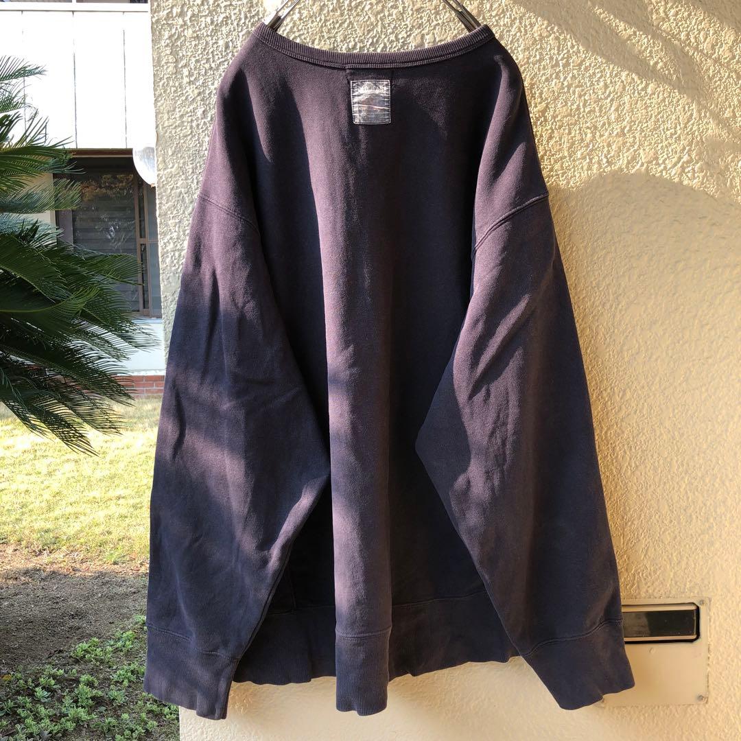 XXL 90s 鬼フェード リバースウィーブ型 ポロジーンズ スウェット