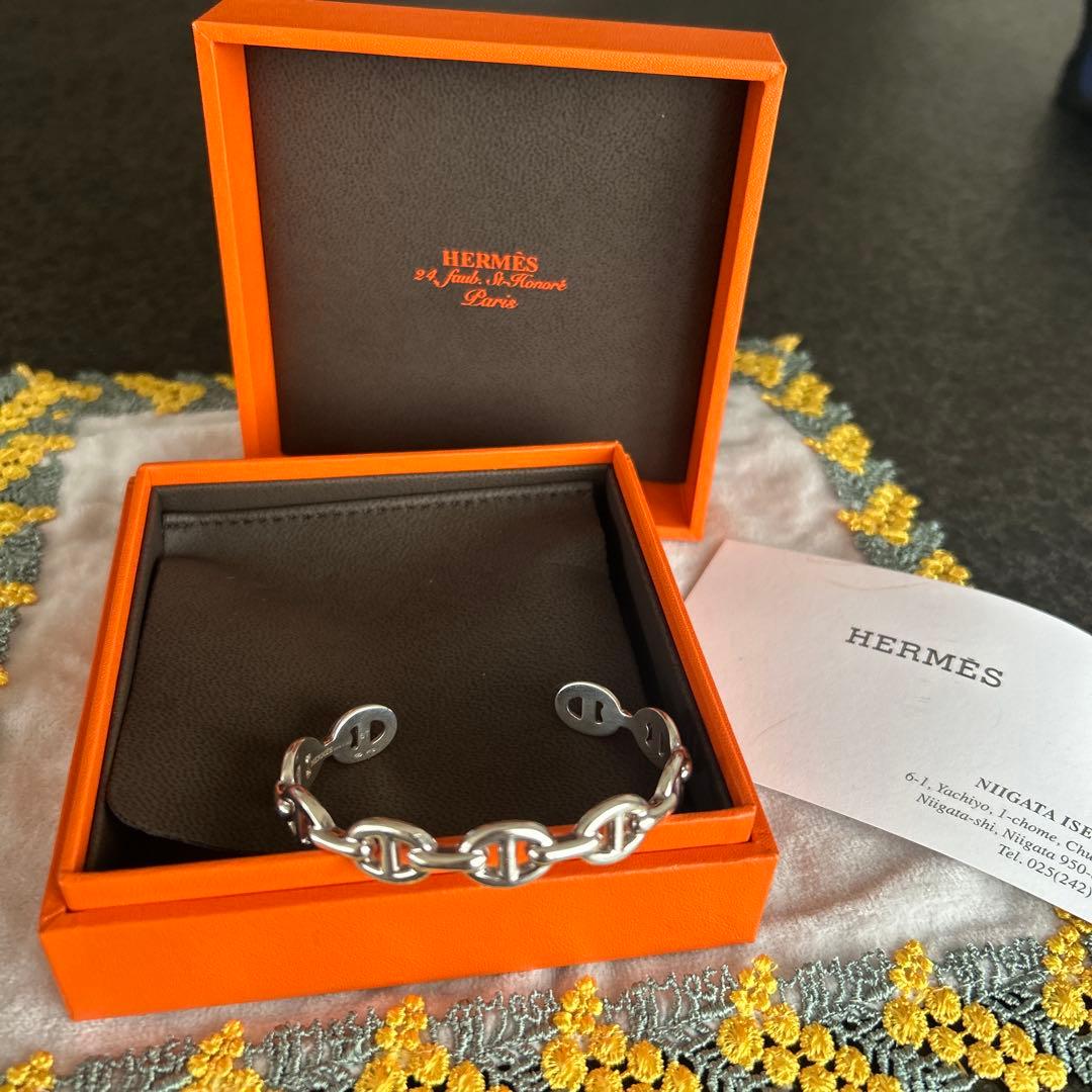 エルメス シェーヌダンクル アンシェネ バングル　ST