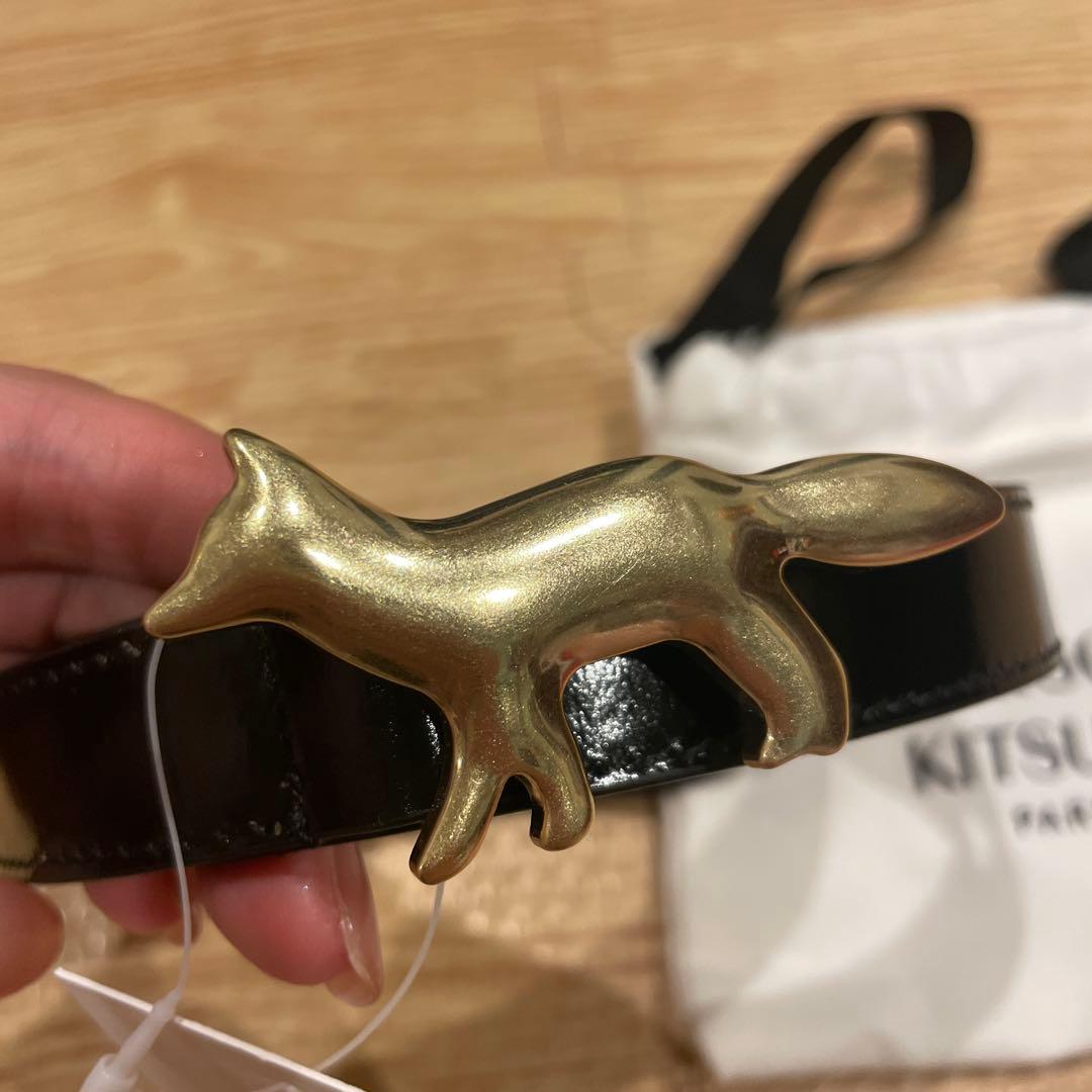 ゆうゆう様　MAISON KITSUNÉ メゾンキツネ ベルト 85