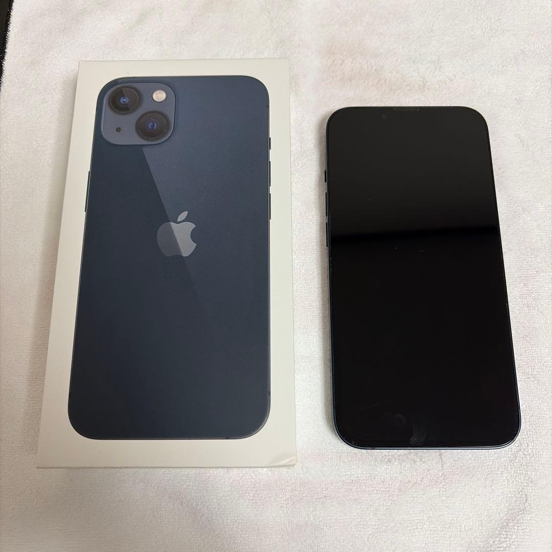 Apple iPhone 13 ミッドナイト128GB 84% 箱ケーブル付き