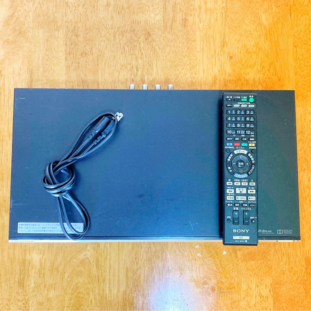 リモコン無し　SONY ブルーレイレコーダー HDD 500GB 2チューナー