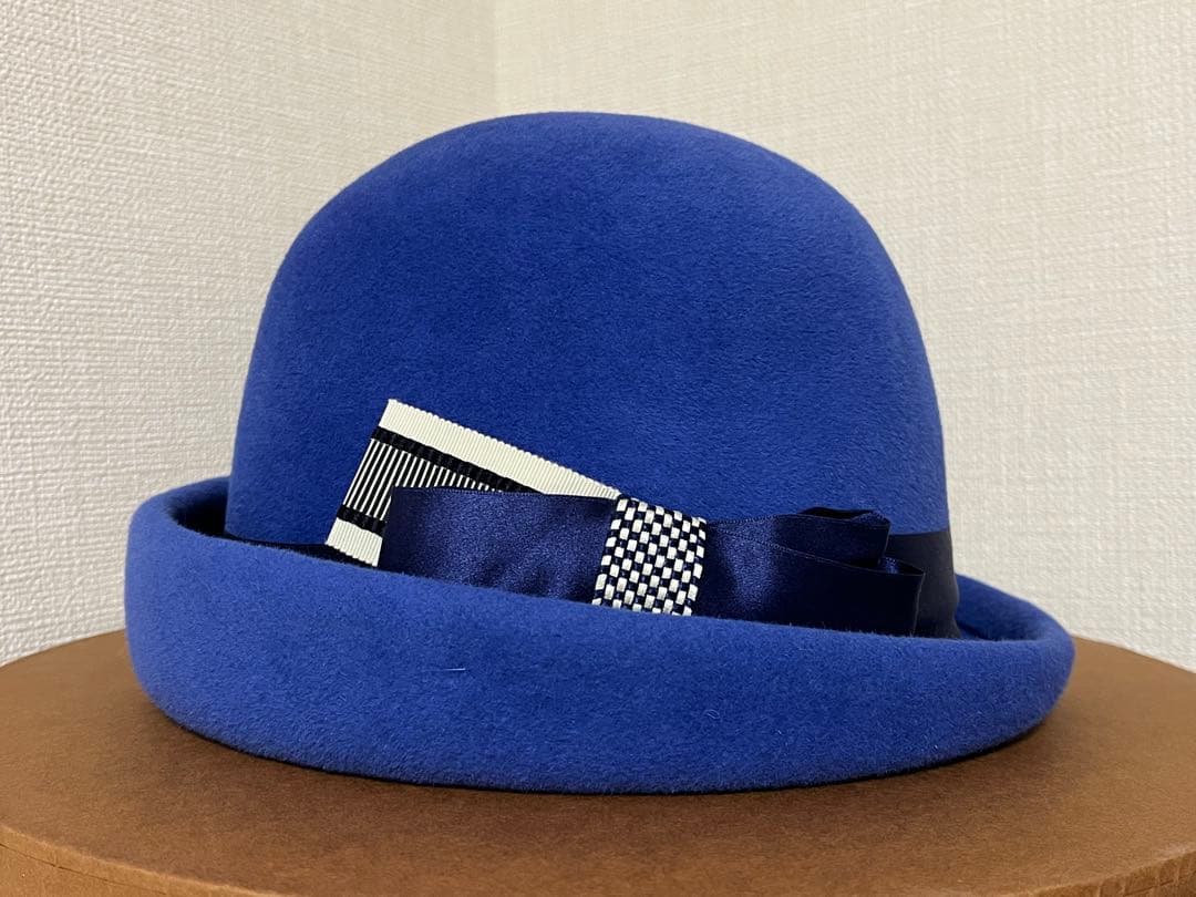 婦人帽子 モガ モダンガール 釣鐘型 戦前 復刻 57.5cm