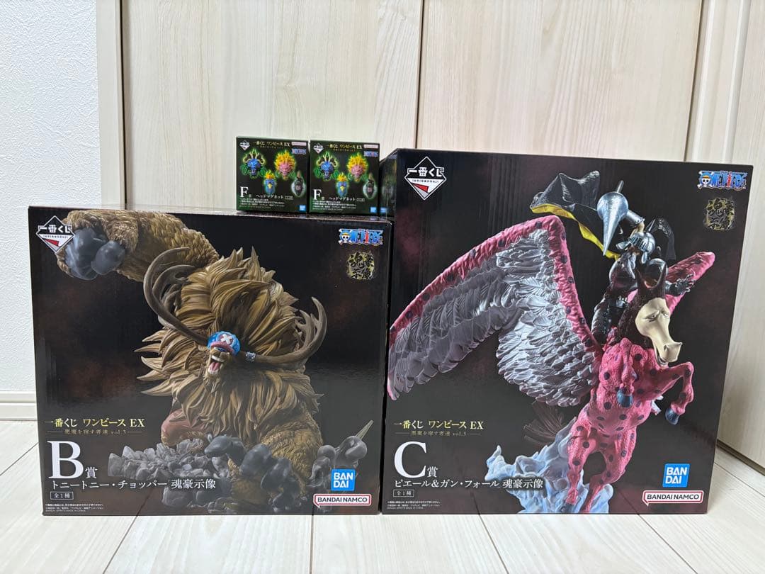 一番くじ　ワンピース　悪魔を宿す者達vol.3　B賞　C賞　フィギュア2点セット