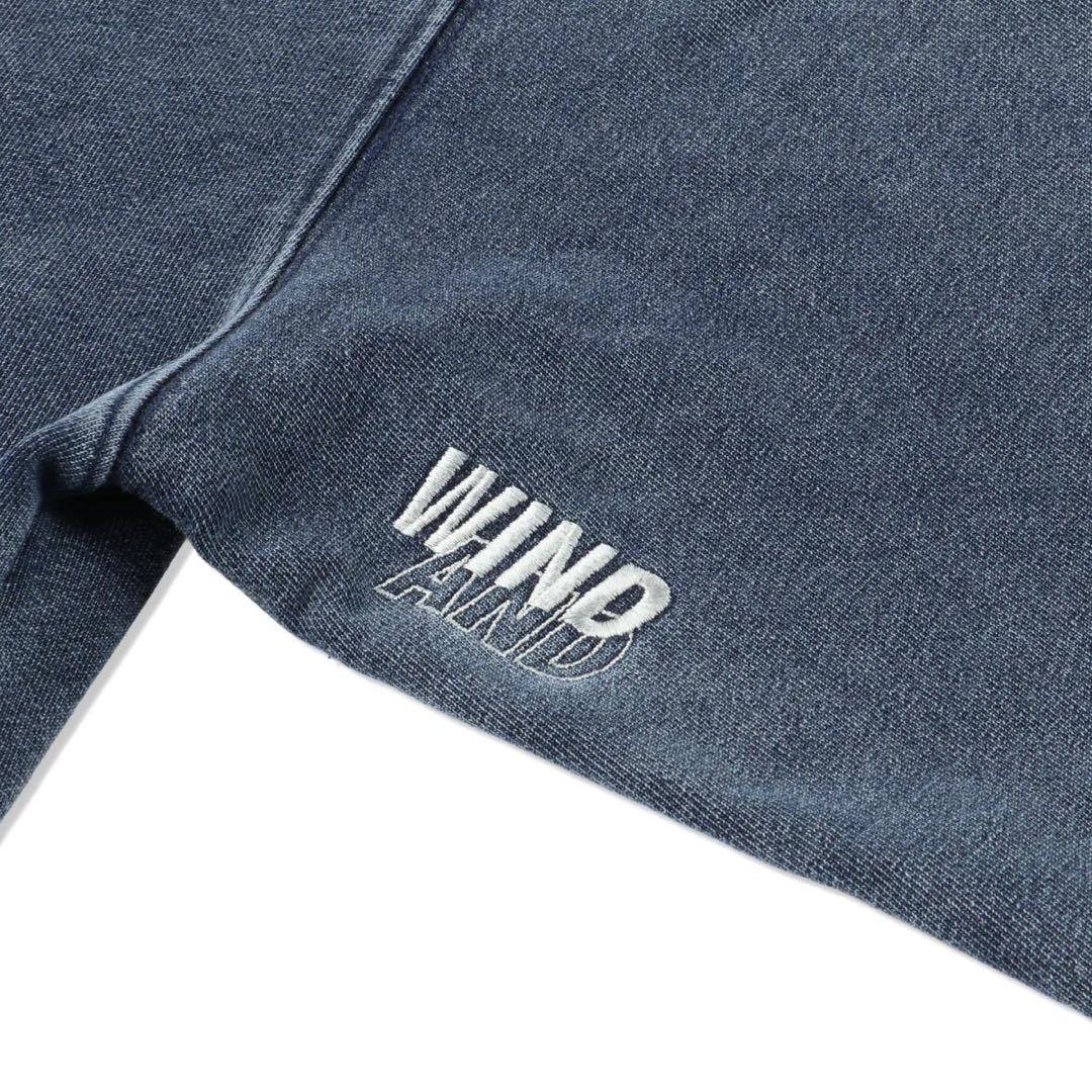 トップス WIND AND SEA 23SS CREW NECK INDIGO WASH