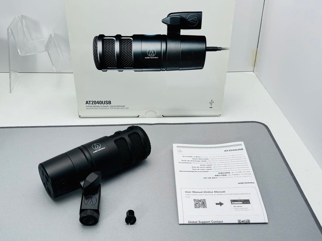 オーディオテクニカ　USBダイナミックマイク　AT2040USB