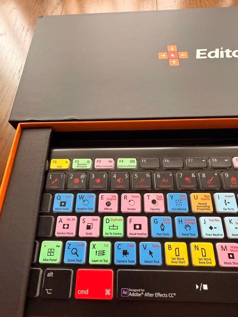 新品EditorsKeys Adobe After Effectsキーボード