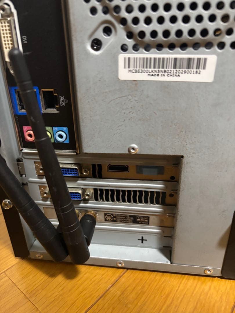 光らない！渋めケース自作ライトゲーミングPC中古！i7 BD Wifi SSD