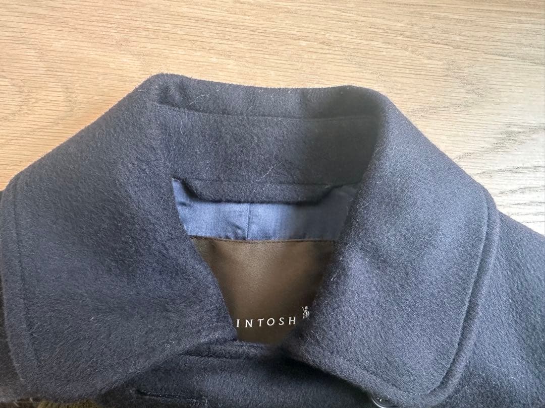 MACKINTOSH 黒コート ダブルボタン 英国製 サイズ34