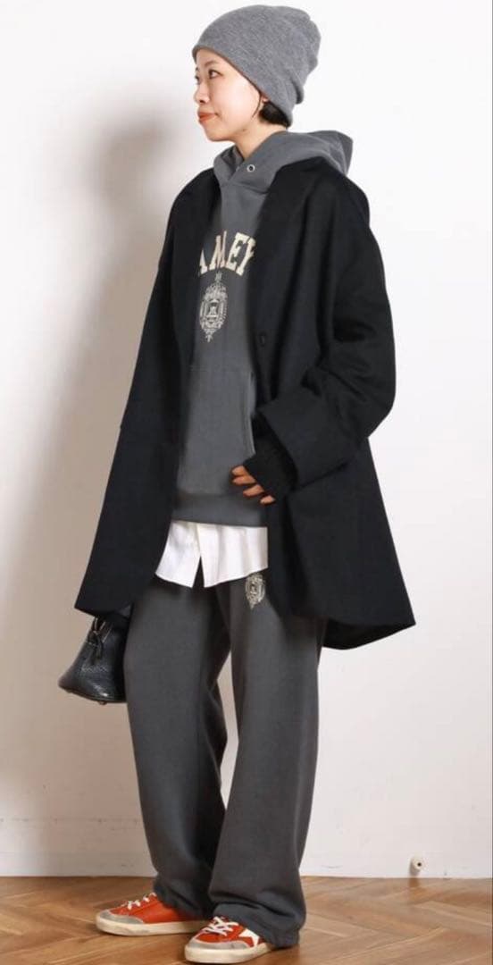 AMERICANA AMEYemblem HOODIE PULLOVERブラック