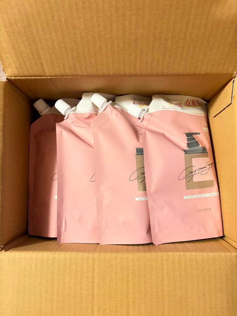 ココネクレイクリームシャンプー詰替4個セット