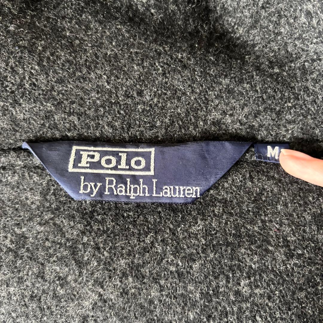 【美品✨】ポロラルフローレン　ダッフルコート　フード　くるみボタン　三角タグ　M