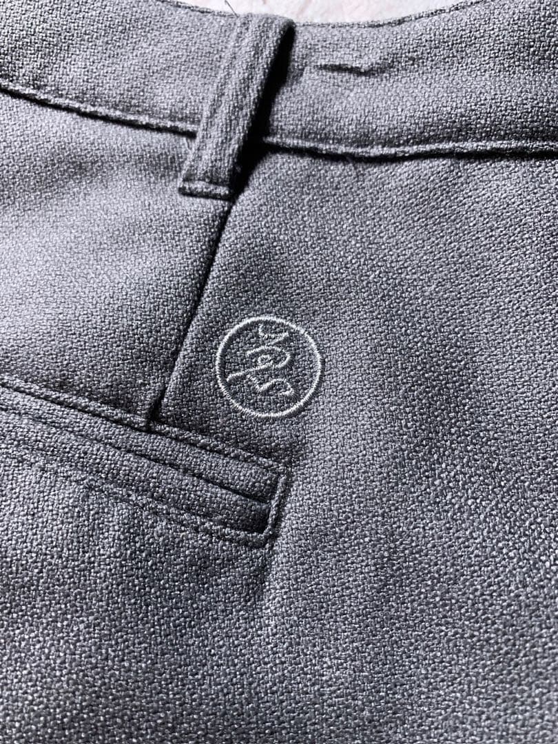 Evisen 2タック イージー ワイド スラックス グレー L