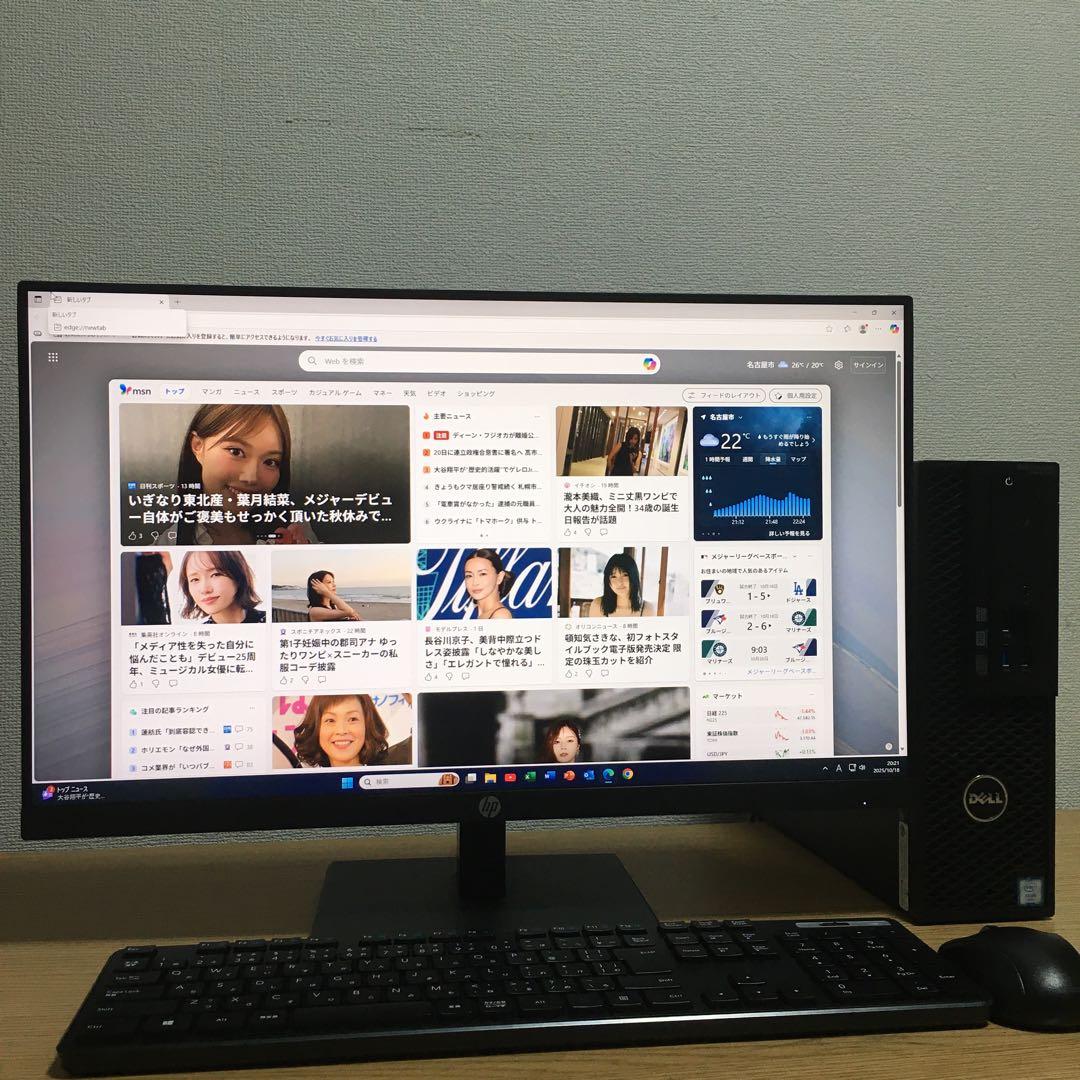 DELL Precision Win11 ワークステーション 23.8'モニター