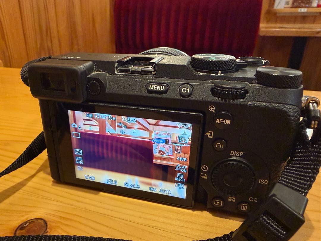 SONY α7cII ミラーレス一眼（水没品）