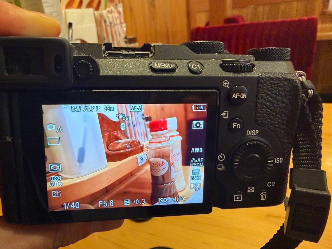 SONY α7cII ミラーレス一眼（水没品）