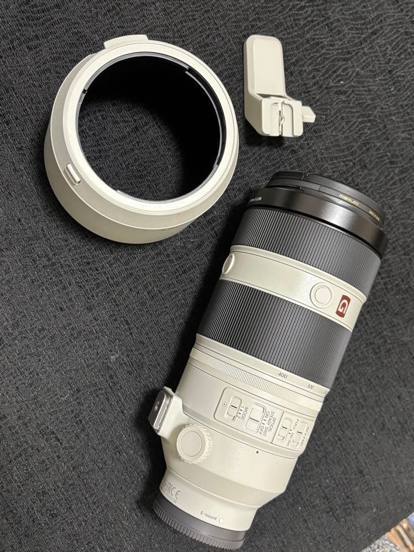未使用級　SONY Gマスターレンズ　ＦＥ　ＳＥＬ100400GM フィルター付