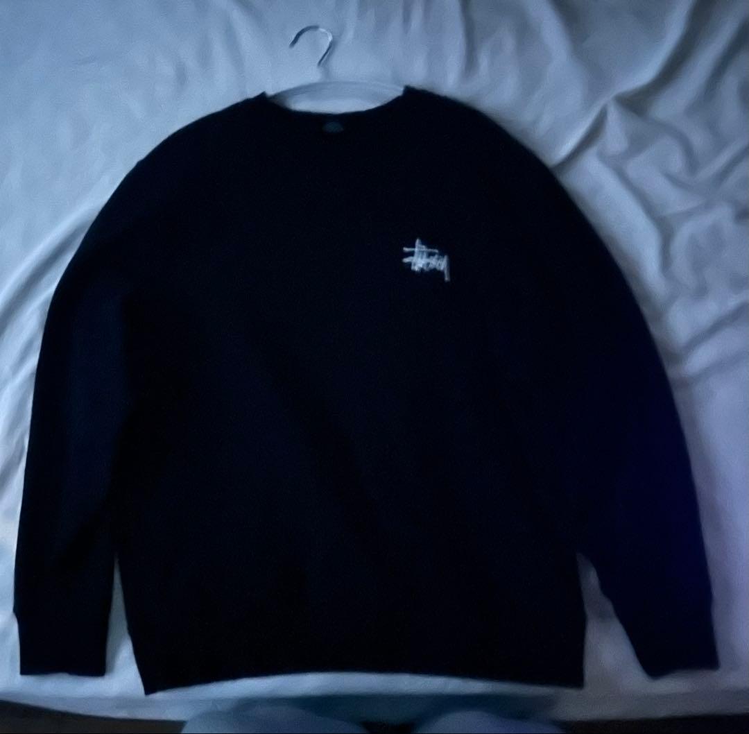 Stüssy ブラック スウェット
