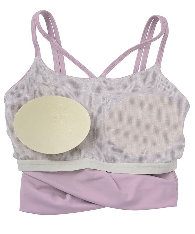 【SUKALA】ショートクロスキャミソール　レギンスセットアップ　ネイビーブルー