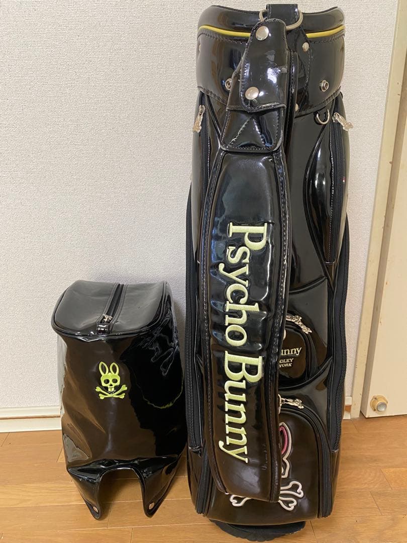 ※週末限定SALE Psycho Bunny キャディバッグ ブラック