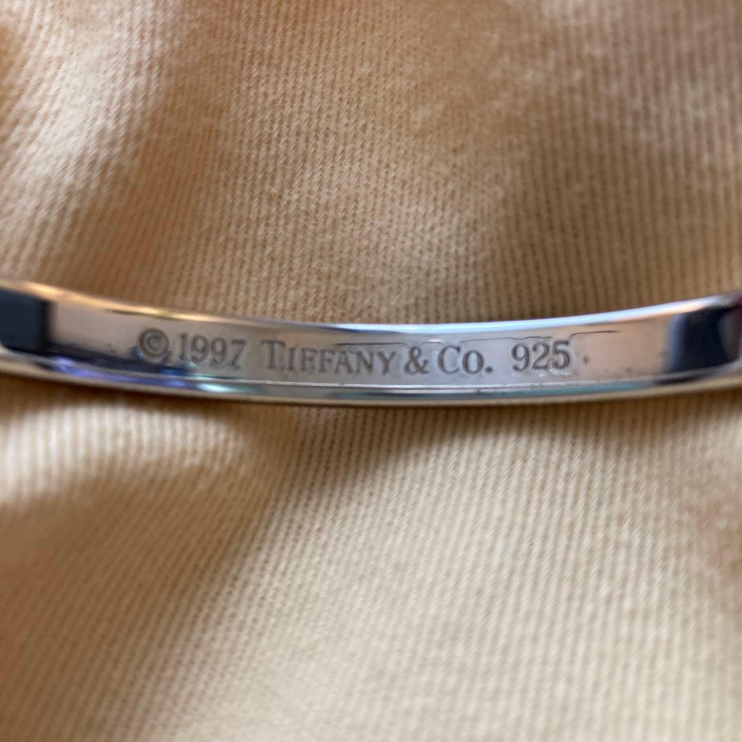 ティファニー 1837 ナローバングル 925 シルバー 中古品