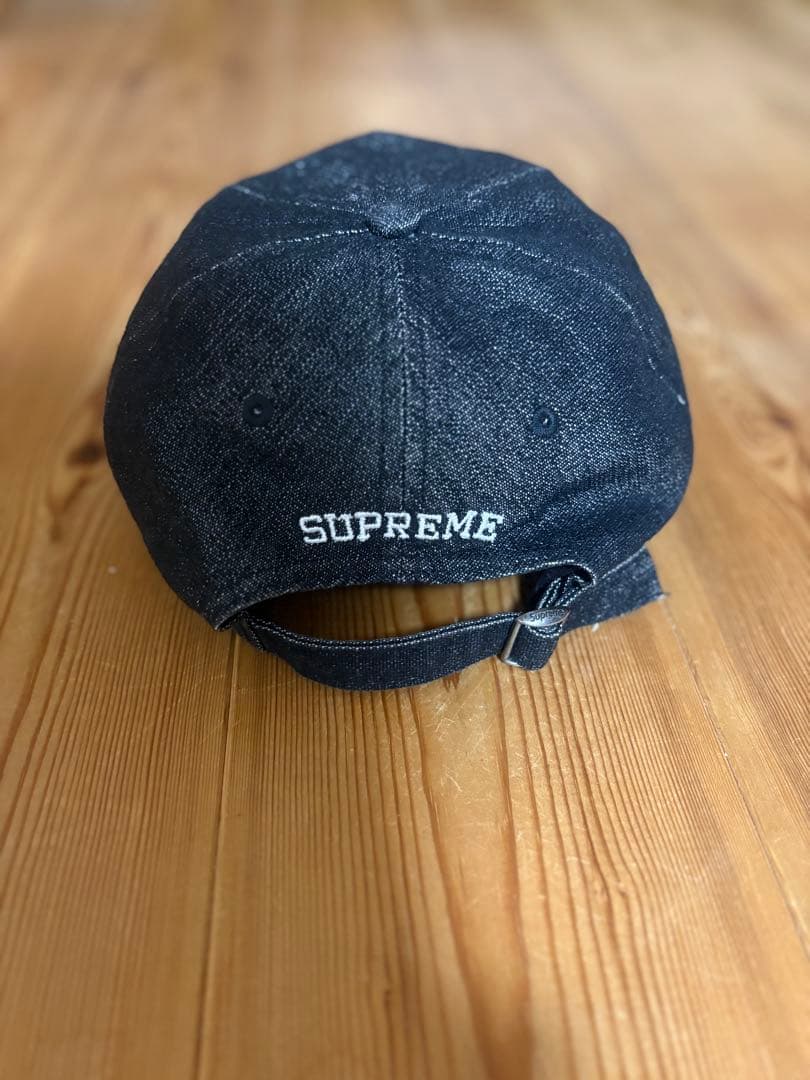 Supreme ブラック Sロゴキャップ USA 入手困難