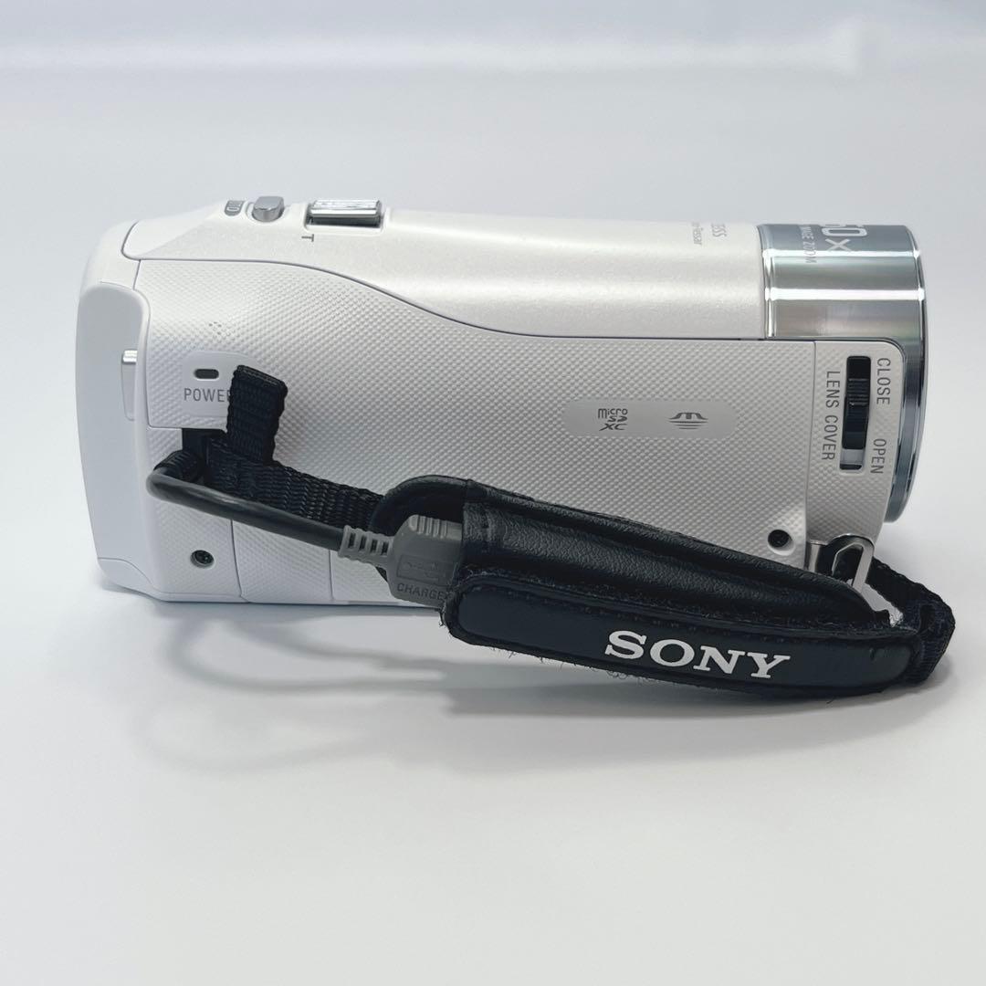 SONY HDR-CX470 ビデオカメラ 2wayカメラケース付き 白