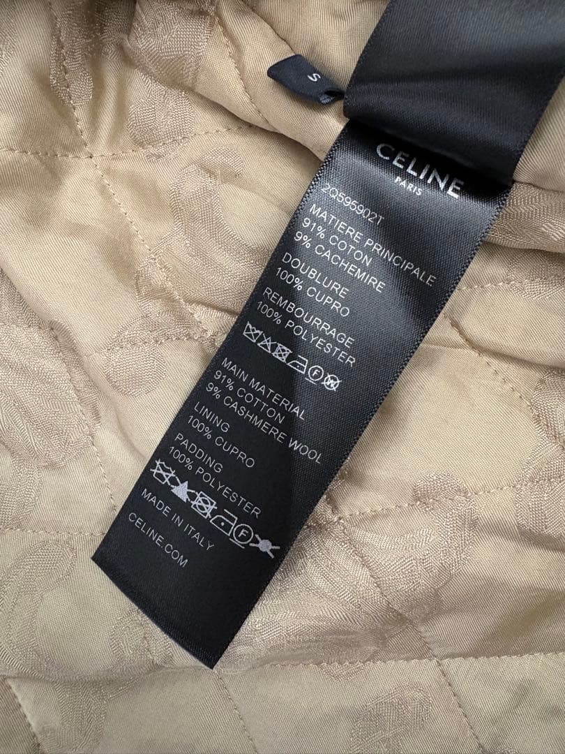 CELINE ネイビー コーデュロイ ジャケット