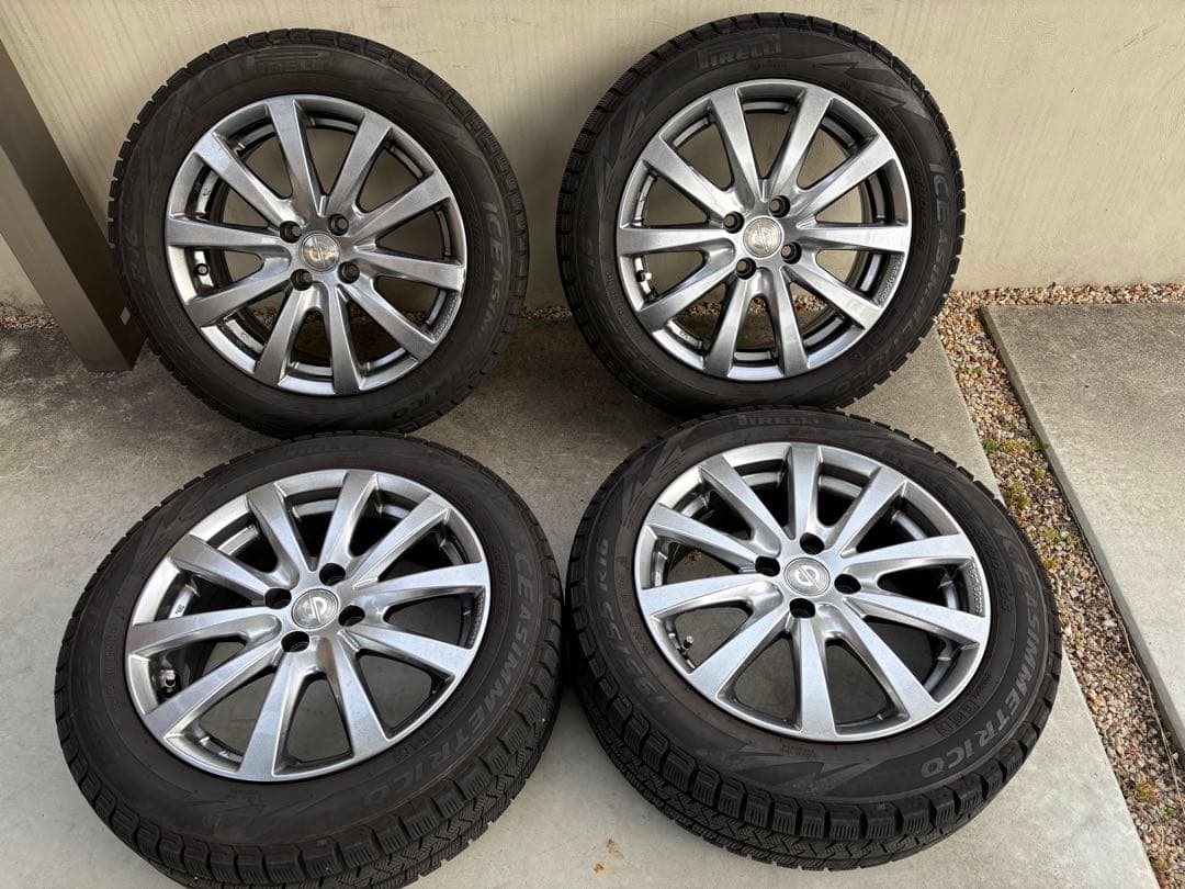 ラージャン様195/55 R16 スタッドレスタイヤ ホイールセット