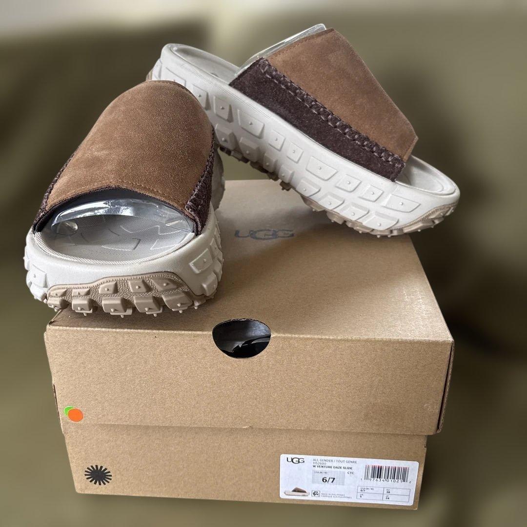 お値下げ UGG ブラウン サンダル 6/7ベンチャー