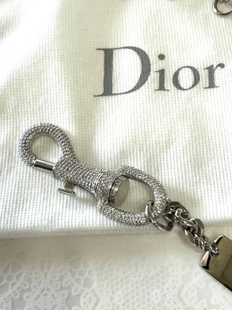 d*7様 Christian Dior ホワイト　チェーンベルト