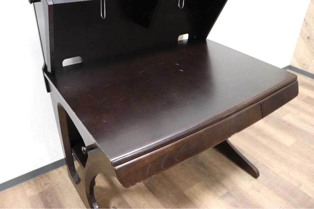 GMGK47○karimoku / カリモク ダークブラウン 学習机 勉強机 デ