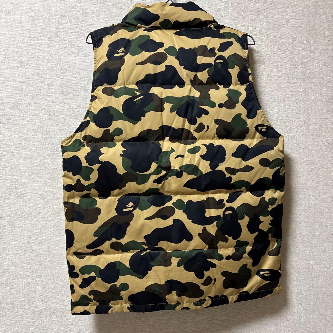 A Bathing Ape カモフラージュ ダウンベスト Mサイズ
