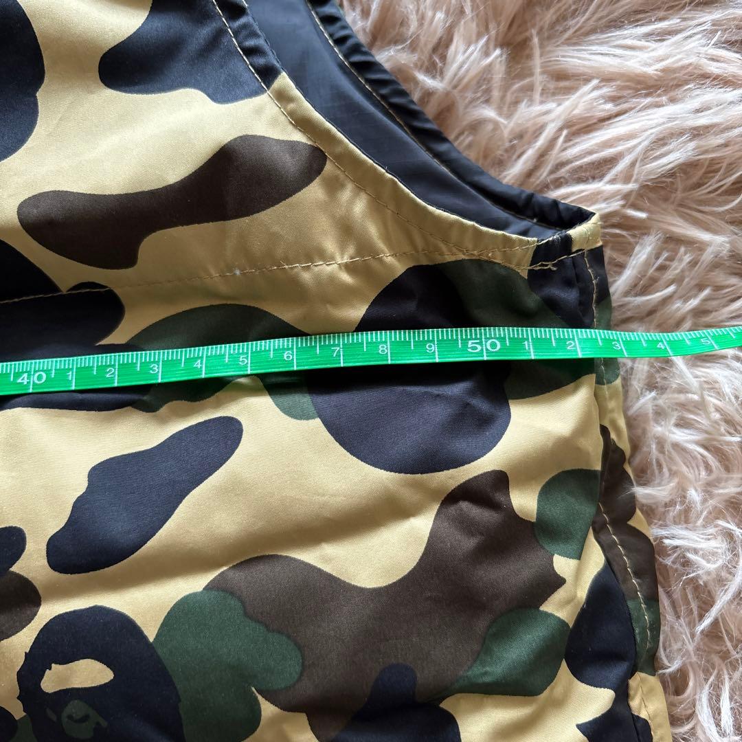 A Bathing Ape カモフラージュ ダウンベスト Mサイズ