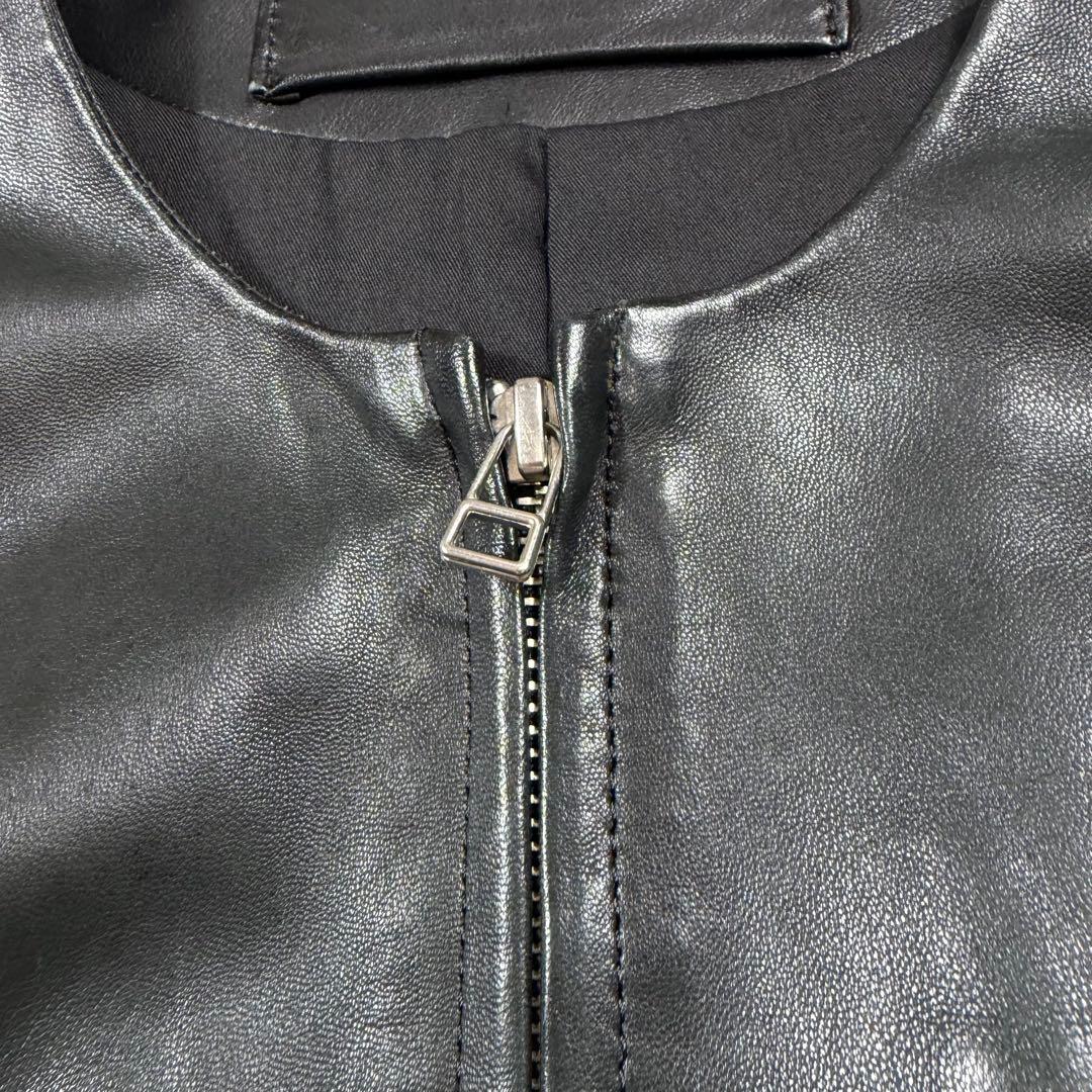 Dulcamara ドゥルカマラ ラムレザー バルーンブルゾン M 黒