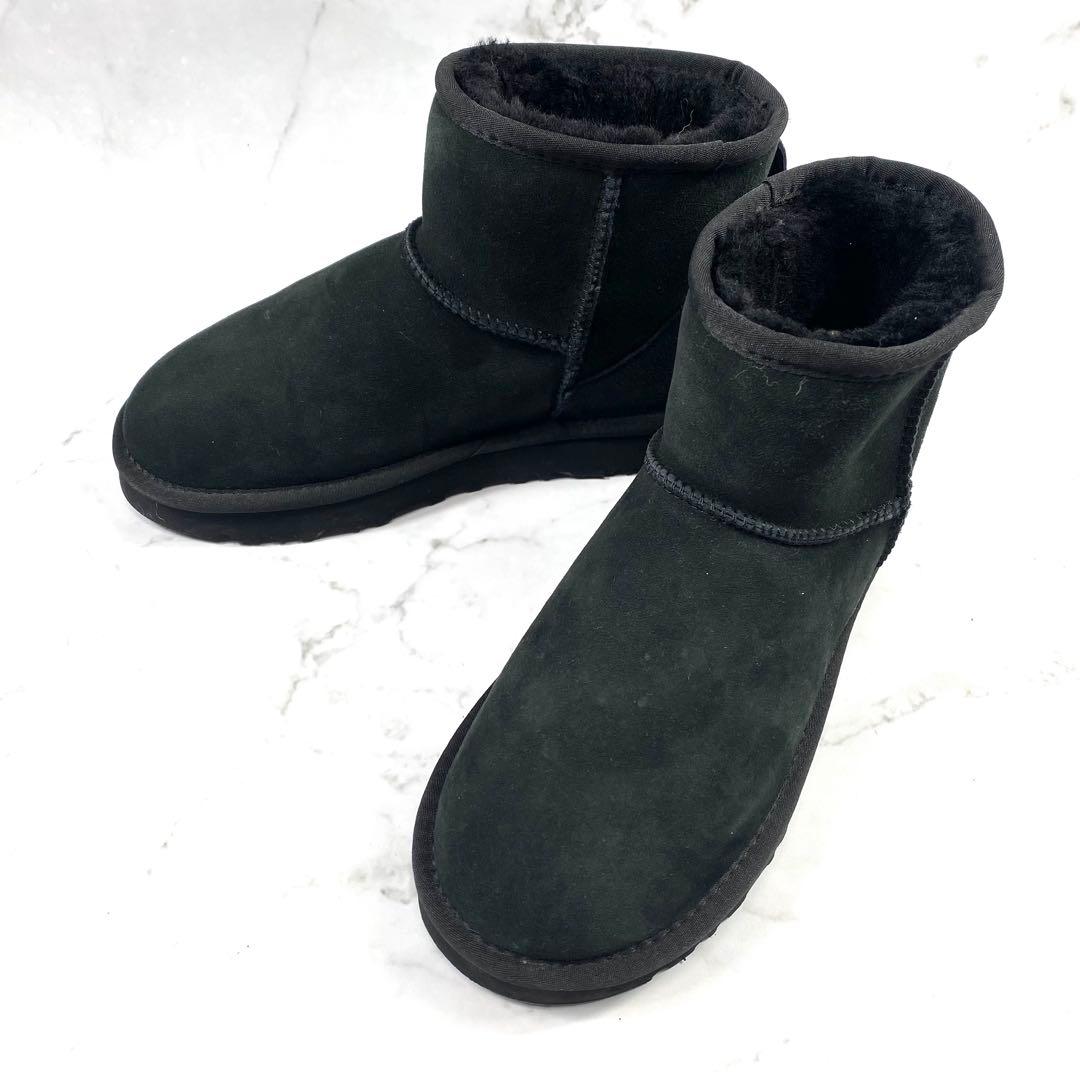 UGG Classic Mini II ムートンブーツ ブラック 23