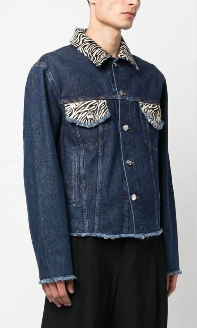 ジャケット・アウター BLUEMARBLE Zebra Detailing Denim Jacket