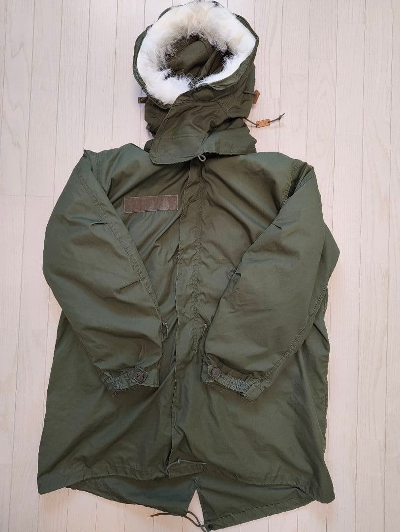 70s 80s M-65 フィッシュテールパーカー フルセット 米軍実物