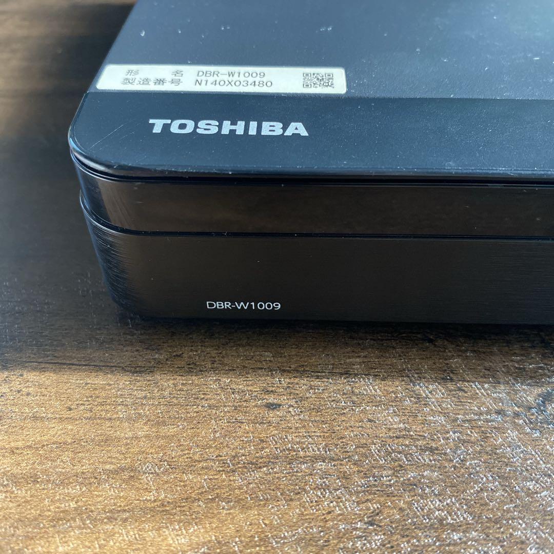 TOSHIBA DBR-W1009 ブルーレイレコーダー 2020年製リモコン付