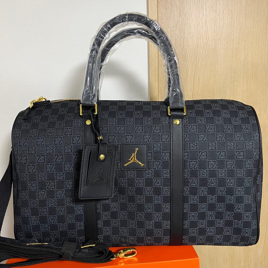 バッグ JORDAN MONOGRAM DUFFLE BAG BLACK